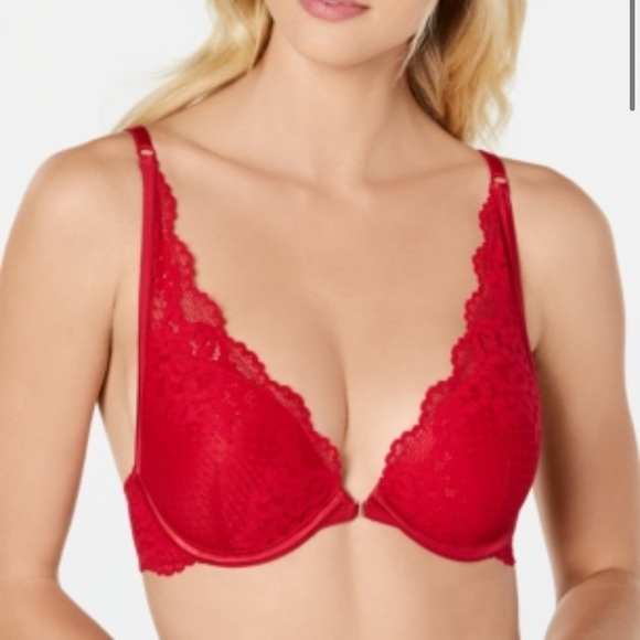 Red Lace Bra Bralette NWOT - Picture 9 of 9